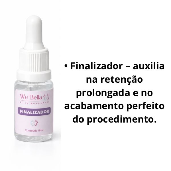 Mini kit Retenção para Extenção de Cílios We Bella