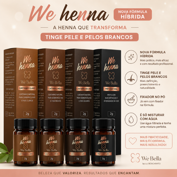 We Henna - Castanho Médio